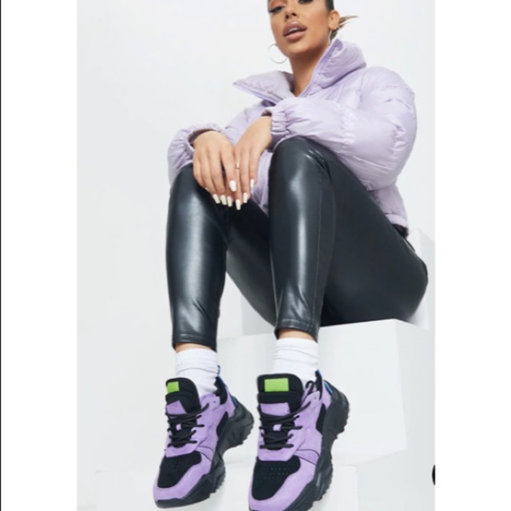 Multicolored Chunky Sole Sneakers